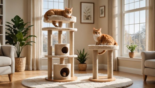 Les meilleurs arbres à chat : luxe et confort pour votre animal